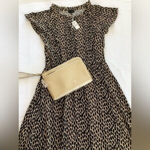NWT Talbots Size XS Jersey Fit and Flare Dress